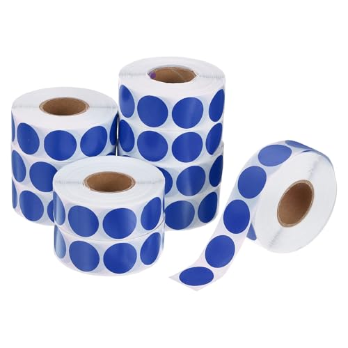 Autocollants à points colorés PATIKIL grand volume 10000 pièces bleu foncé longue tenue