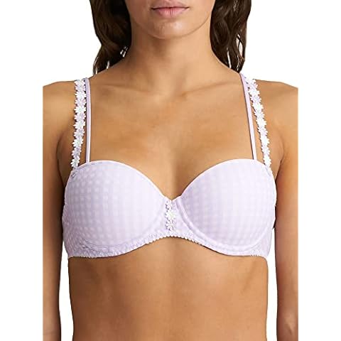 Marie Jo Avero 0100419-TIR Women's Tiny Iris Check Padded Underwired Balcony Bra 36D Cover