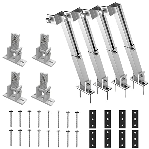 Warmfay Solarmodul Halterung, 2 Sets Solarpanel Halterung...