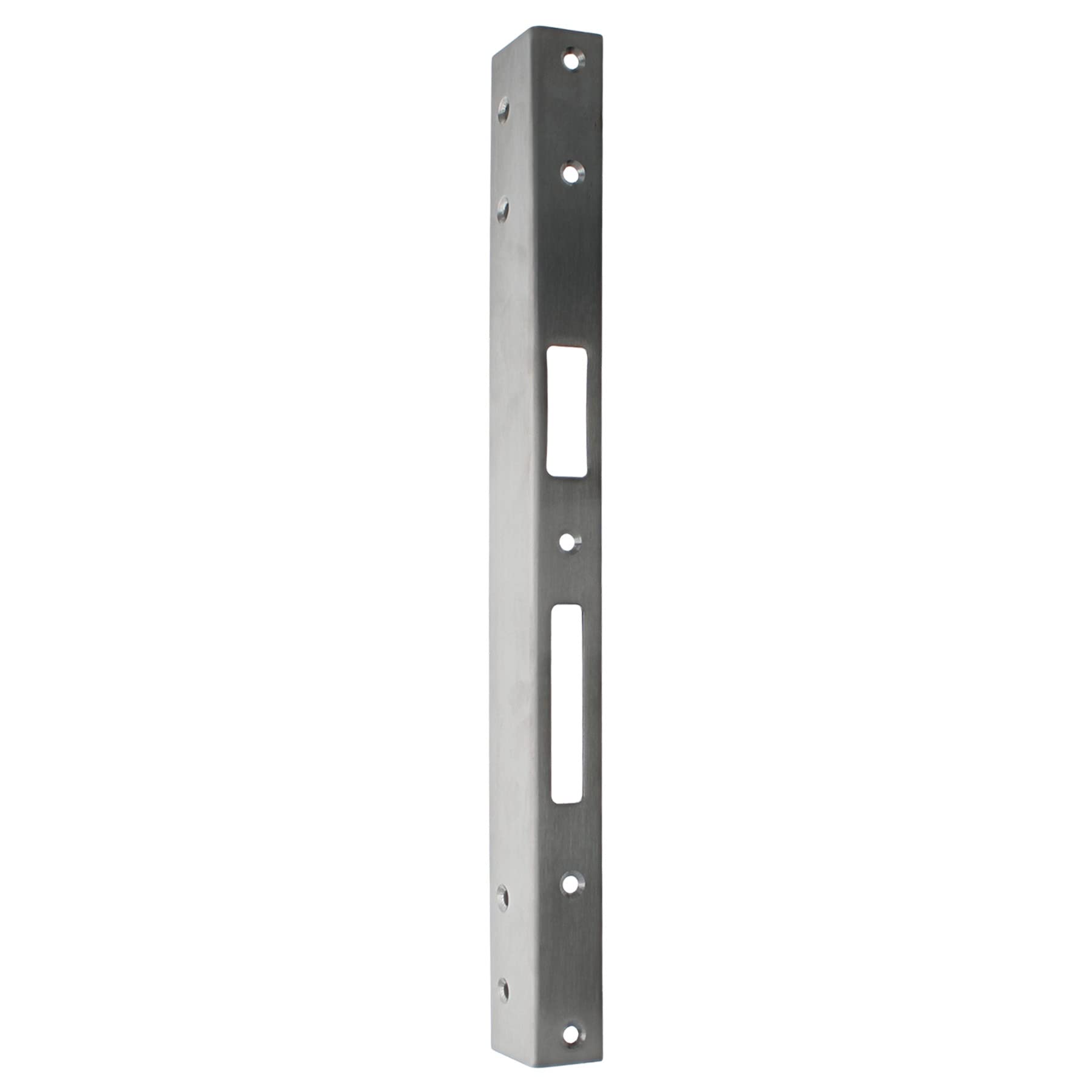 FEPS Tôle De Fermeture D'Angle Porte D'Entrée - Acier Inoxydable Droite/Gauche - 200x55x25mm Avec Bac à Saleté