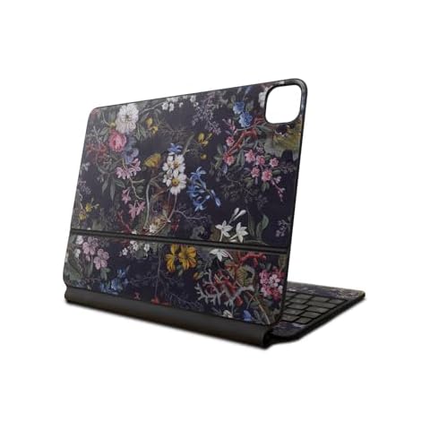 Skin Compatible with Apple Magic Keyboard for iPad Air 11-inch (M2) 2024 - Midnight Blossom - Premium 3M Vinyl Protective Wrap Decal Cover - Easy to Apply | Crafted in The USA by MightySkins Cover