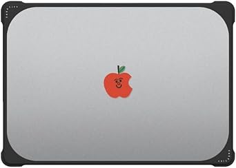 CASETiFY Bounce MacBook Air 15" M2 - M5 Case [Enhanced Protective Corner Design/Ventilation Cutouts/Anti-Slip Grip] - Apple MacBook Case by Tess Smith-Roberts - Clear Black