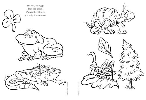 Dr. Seuss: Green Eggs and Ham Painting Book: Coloring and Activity Book with Paint Box (Green Eggs and Ham Novelty Books) - Image 3