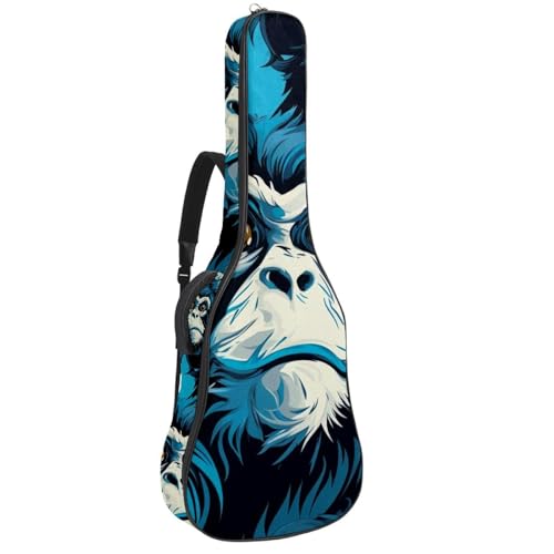 Grand étui pour guitare acoustique imperméable 101,6 cm singe