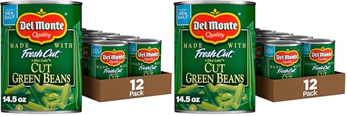 Image of DEL MONTE FRESH CUT BLUE LAKE Cut Green Beans Canned Vegetables,14.5 Ounce (Pack of 24)