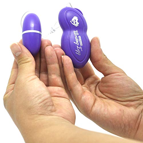 Cápsula Vibratória Vibrating Egg Roxo com Controle Remoto 6 cm x 2,6 cm