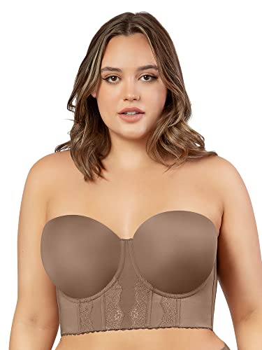 Image of PARFAIT Elissa P50116 Women's Full Bust and Full Figure Strapless Longline Bra