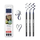 Edding CALLIGRAPHY PEN SET 3 PENS 2mm 3.5mm 5mm - Steel Blue