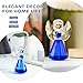 HDCRYSTALGIFTS Blue Crystal Angel Figurine,Glass Guardian Angel Statue Gifts for Women, Art Collectible Figurines for Home Decor