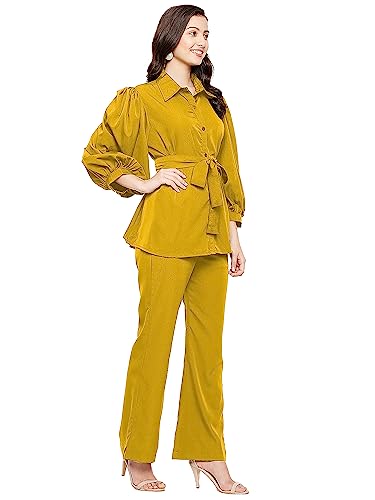 Image of Girls /Women Printed 34 sleeves co- ords set-107
