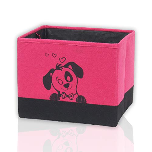 Image of PrettyKrafts Storage Box - Open - Closet Organizer - Laundry Keeper - Impreio Pink