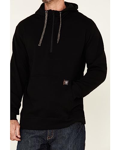 Image of ARIAT Men's Rebar Workman 1 /4 Zip Hoodie