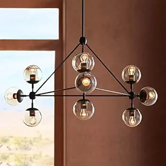 Harold Electricals Sparta Modern Chandelier | Vintage Lighting Fixture for Living Room, Dining Area, Cafe & Bedroom