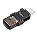 Produktbild Hama microSD Kartenleser (USB 3.0 und USB 3.1 Type-C-Stecker, für Smartphones, Tablets, PCs, Notebooks) schwarz