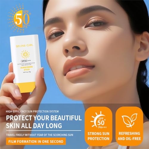Eshioh Sunscreen SPF50+ PA+++, Sweat-Resistant, Fragrance-Free, No Whitening, Matte Finish, Portable, 19g #01