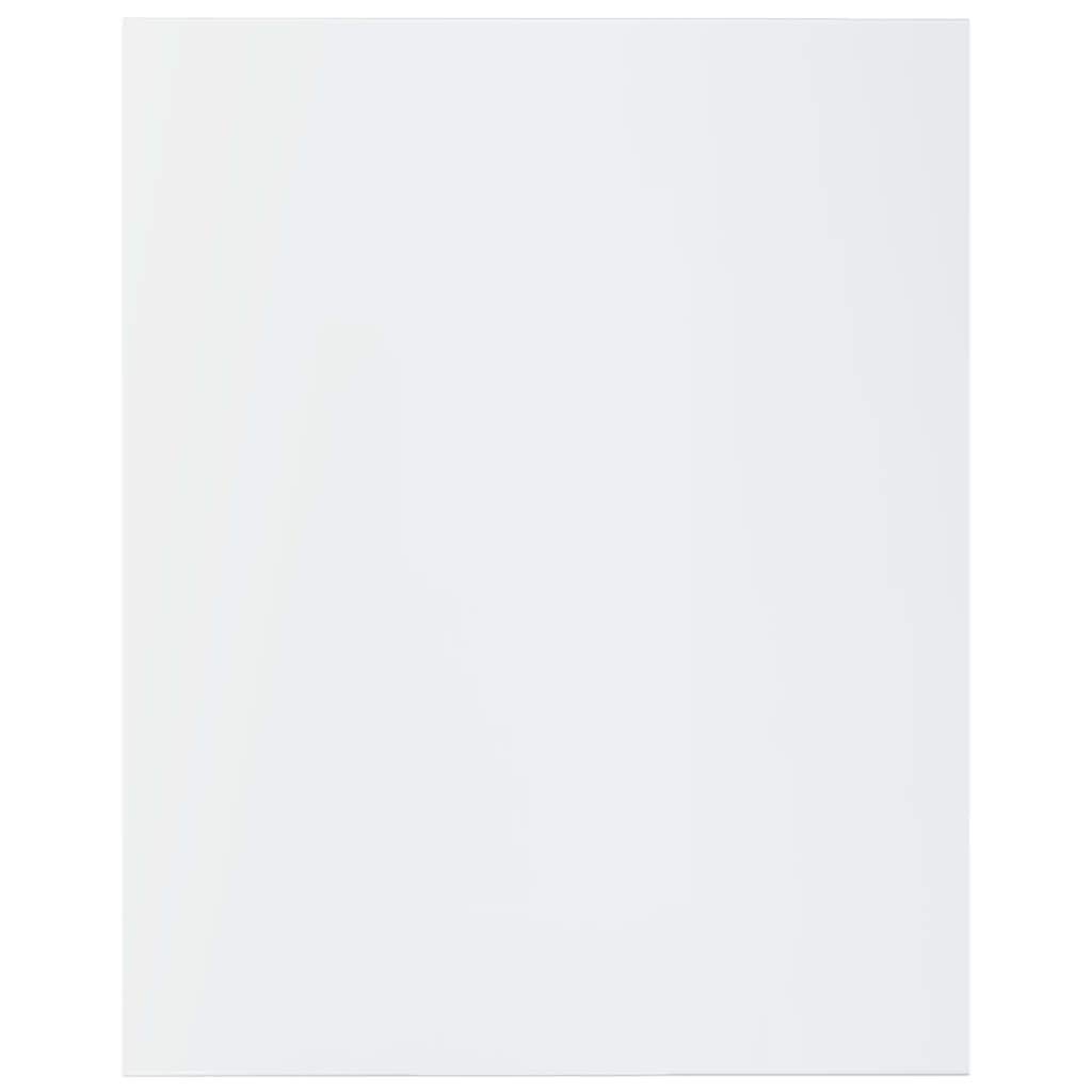 Bücherregal-Bretter Hochglanz-Weiß, 8 Stück 40x50x1,5 cm Holzwerkstoff, Regalsystem Erweiterbar für Wand, Schrank, Büro, Wohnzimmer, Küche, Schlafzimmer, Lagerung, Stauraum