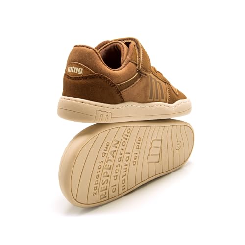 Mtng Unisex Para CriançA. 49313 Trainers Free Castanho (30), Marrom, Plano, Velcro, Casual, Moda Infantil - 4