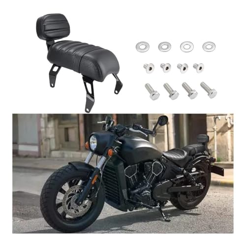 Dossier passager arrière en cuir pour rouler ensemble en Scout Bobber - 3
