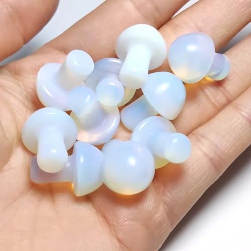 Sublimez un espace vide avec les mini pierres de champignon en quartz rose et agate polie