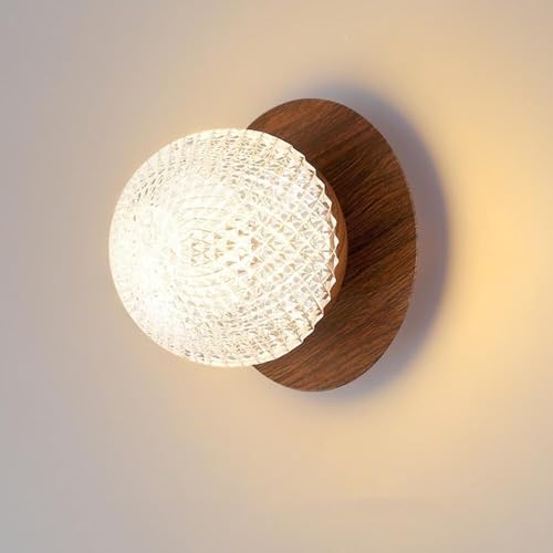 Lámpara de pared para cocina e isla con bola de cristal vintage 2