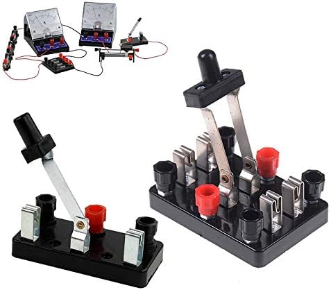 Knife Switch SPDT Switch Double Pole Double Throw for Experiment Test