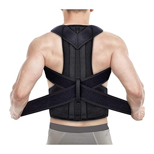 Correcteur de posture à sangles réglables doubles pour un maintien du dos optimal
