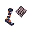 Navy Blue/Orange/Light Gray