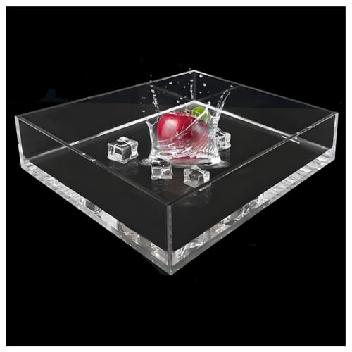 Plateau de rangement en acrylique pour organiser vos aliments et produits