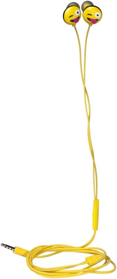 Jamoji Earbuds with a Microphone for Kids, Just Kidding