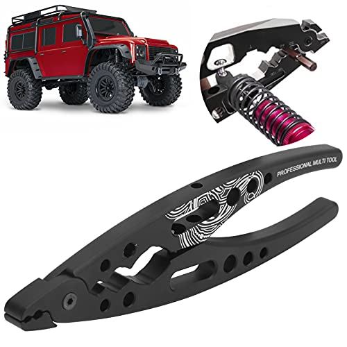 LZKW Aluminum Alloy Shock Shaft Pliers, Shock Absorber Pliers Lightweight Multi Function Rc Car Tool Kit for All Kinds of RC Car Shock Absorbers