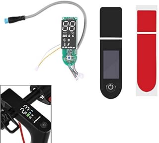 Houkiper Electric Scooter Replacement Dashboard, Bluetooth Instrument Panel Screen Cover Spare Parts, Compatible with Xiaomi M365