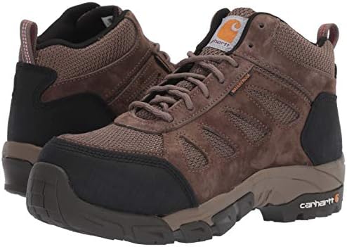 Carhartt Women's Lightweight Wtrprf Mid-Height Work Hiker Carbon Nano Safety Toe CWH4420 Industrial Boot, Brown Brushed Suede/Nylon, 11 M US | Image 6