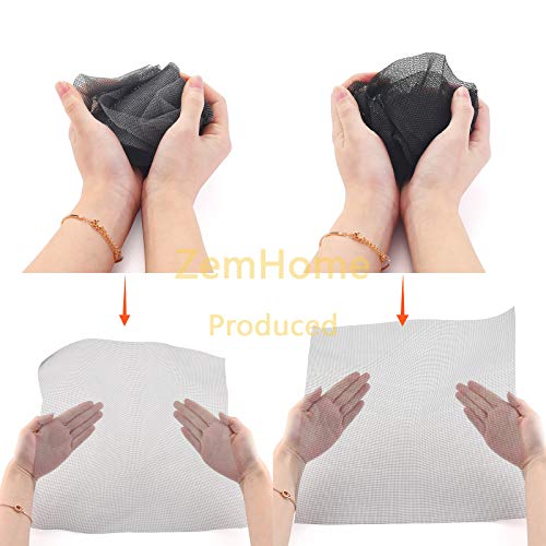 39"×59" Grey Fiberglass Window Screens Repair Kit - Diy Adjustable Window Screens Mesh Replacement Kit For Windowsdoorporchpatiosliding Screen Door #TOP4