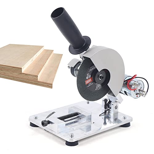 Portable Table Saw Miter Saw, Manual Chop Saw Cutting Machine For Crafts Wood Plastic Aluminum Alloy Acrylic Cutting, Angle And Cutting Depth Adjustable, Soft Metal Cutting Machine With Saw Blade #TOP19
