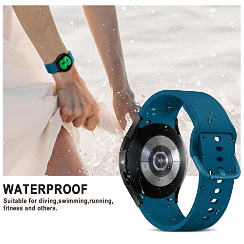 Bracelet Samsung Galaxy Watch 5 et 4 silicone bleu