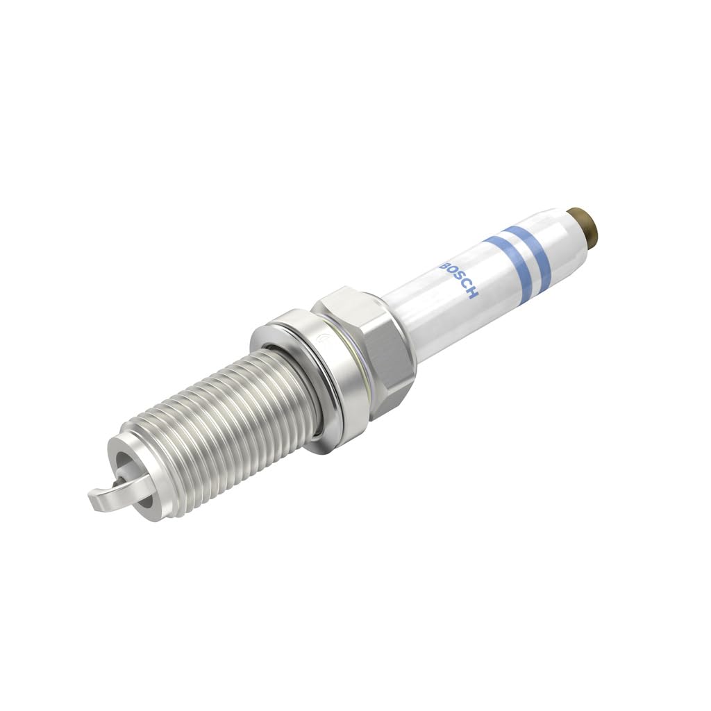 Bosch 0241245673 Candela Di Accensione Bosch Double Platinum - Per un'Accensione del Motore Affidabile e Lunga Vita Utile - Design Resistente (Confezione da 4)