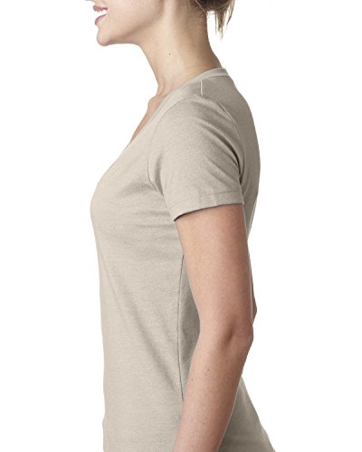 Next Level Apparel Women's CVC Deep V-Neck T-Shirt