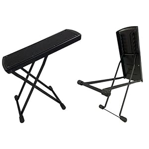 3rd Avenue Rocket Guitar Foot Stool – Zwart