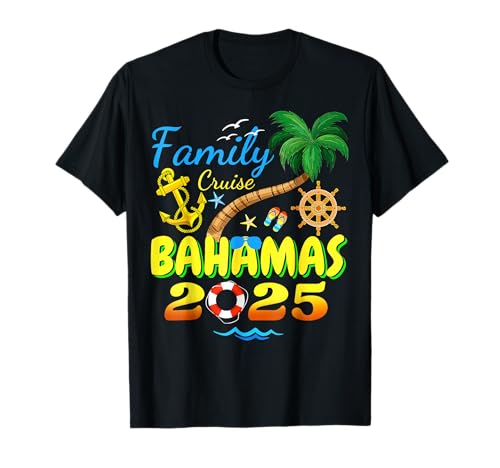 Bahamas Cruise 2025 Family Friends Group Vacation Matching T-Shirt