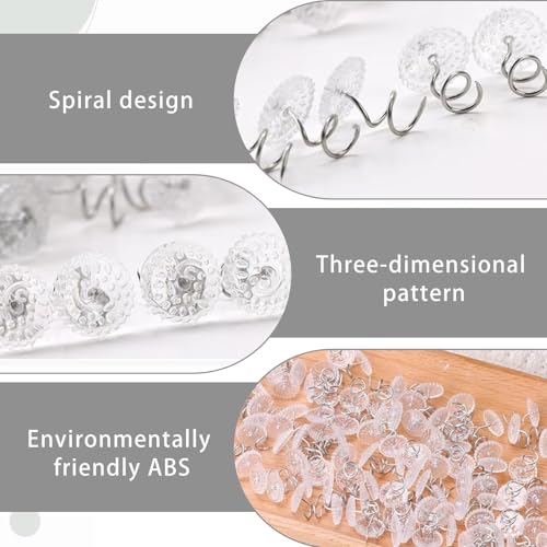 banjiabb 100 Stück Reißzwecken,Polsternadel,Reisszwecken,Reißnägel,Pins,Heftzwecken,Fester Spiralnagel, Twist Pins,für Polster Couch Chair Autosofa Dachhimmel Reparatur Matratzen Bedskirts Headliner