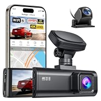 REDTIGER – REDTIGER F7N-N 4K Dashcam Auto Vorne Hinten, 5,8 GHz WiFi – 