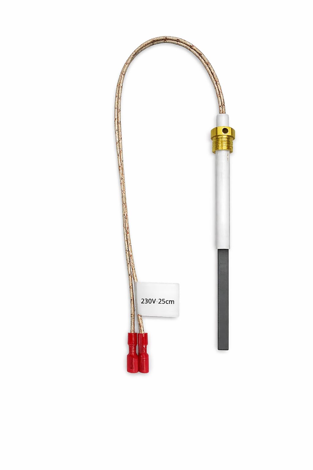 UMBRELLA® Zapalarka 250W do pieca na pellet PR8 – Oryginalna część zamienna, pręt zapłonowy, świeca żarowa, zapalarka do pelletu, pręt żarowy, wkład zapłonowy ze stali nierdzewnej Aisi 321