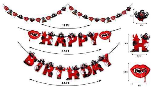 Seyal® Vampre Theme Birthday Party Supplies #TOP1