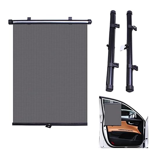Bil sidofönsterskydd - Sun Safety Car Protector - Mesh bilsolskydd, bekväm att installera, praktiska biltillbehör, blockvärme för baby, barn, husdjur A/r