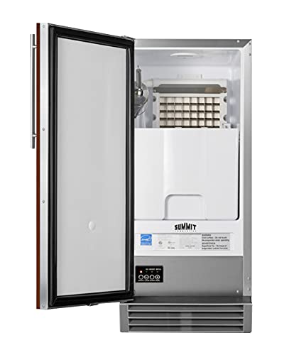 Image of Summit 15 inch Clear Ice Maker, 50 lb. Production Capacity, Energy Star, ADA Compliant, Panel Ready*- BIM44GCSSIFADA *Panel Not Included