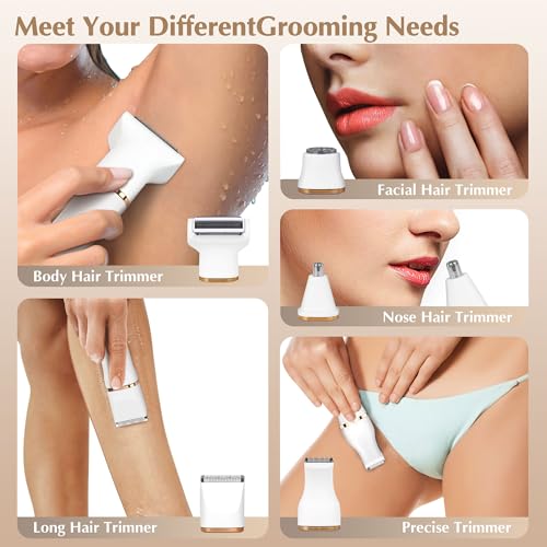 Bikini Trimmer Facial Hair Removal for Women Waterproof Electric Razor - image 2