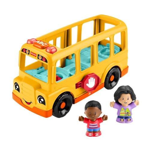 Fisher-Price Little People HYT03 - Juguete Escolar para niños pequeños con música y 2 Figuras para niños a Partir de 1 año