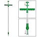AMOS Weed Puller Weeder Twister Push Twist & Pull Claw Garden Lawn Easy Root Remover Killer Grabber Long Handled Lightweight Tool