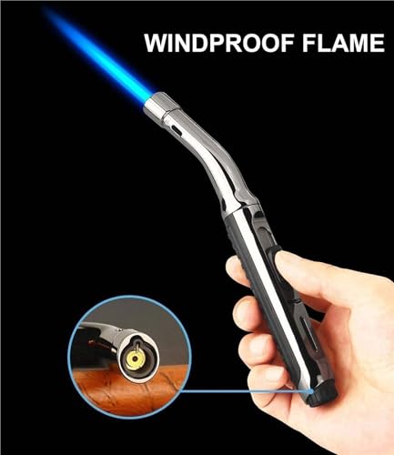 Encendedor metálico dorado a prueba de viento miniatura 2