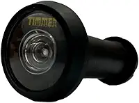 Visor Olho Mágico Timmer Longo Preto Fosco 200º